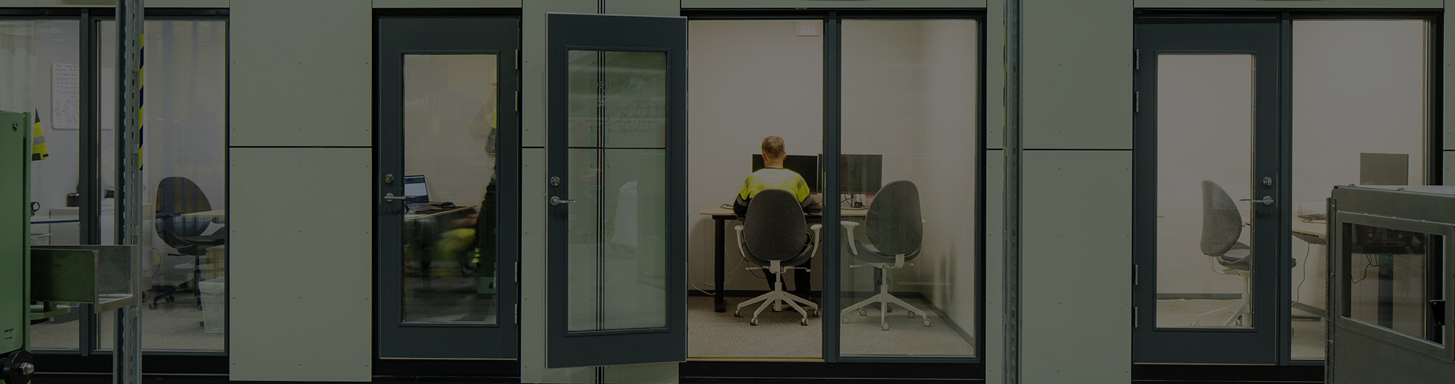 Inomhusmodul för kontor från Pamil Modulsystem